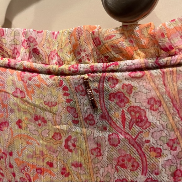 NWT MISA ruffled mini dress - L - Picture 4 of 5